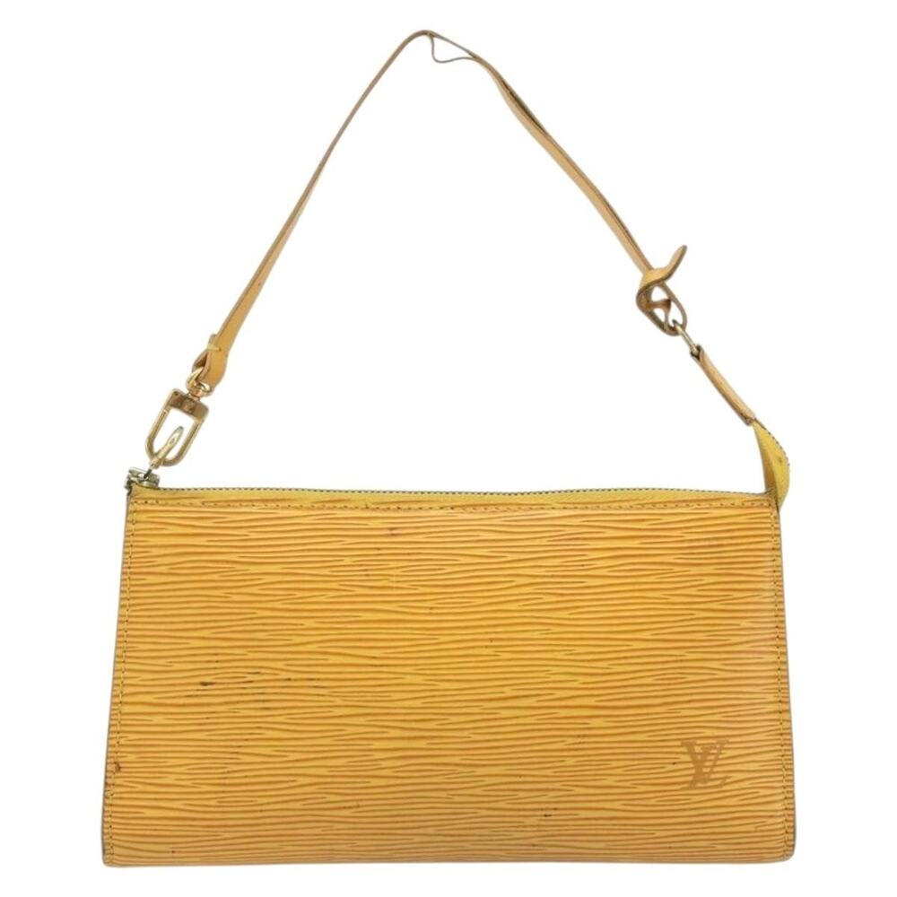 Louis Vuitton Epi Pochette Accessoires Pouch Yellow